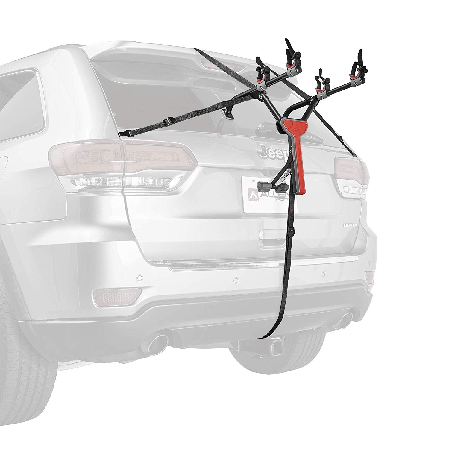 Allen Sports Adjustable Ultra Compact Trunk Mounted 2 Bike Rack, Black (OpenBox)