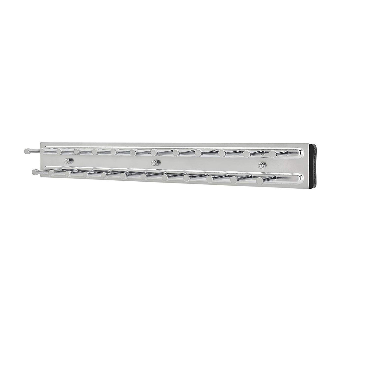Rev-A-Shelf TRC-14CR 14-Inch Side Mount Extending Tie Rack, Chrome (3 Pack)