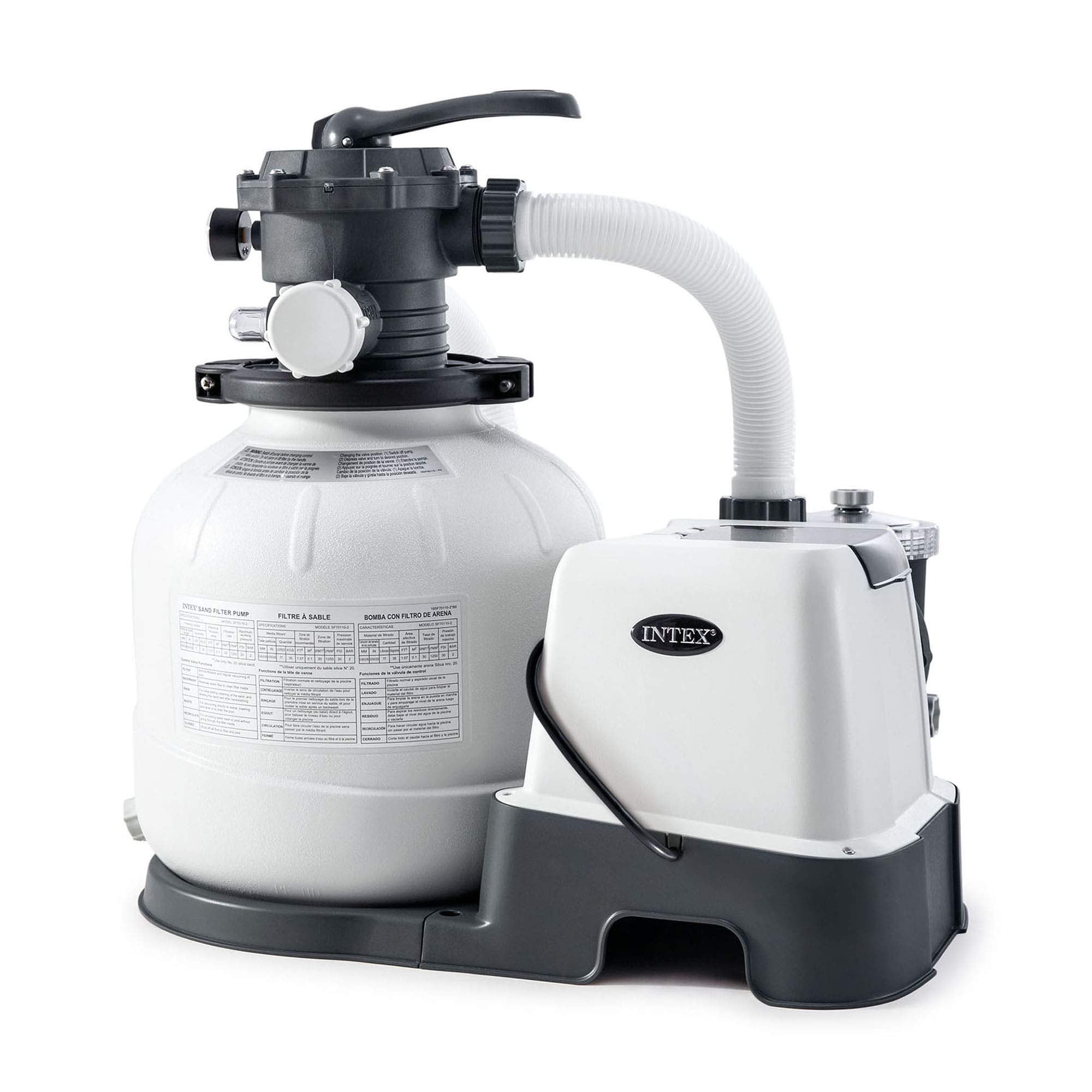 Intex 14 Inch Krystal Clear Pool Saltwater System Sand Filter Pump (For Parts) - VMInnovations
