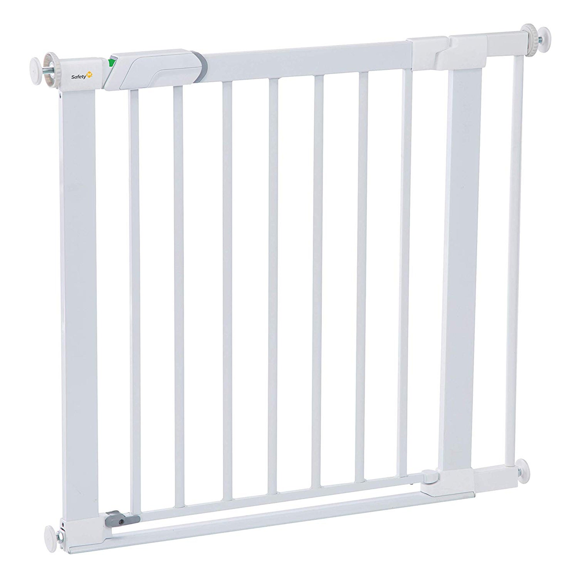 Safety Flat Step Pressure Mounted Doorway Stairway Baby Safety Gate, (Open Box) - VMInnovations