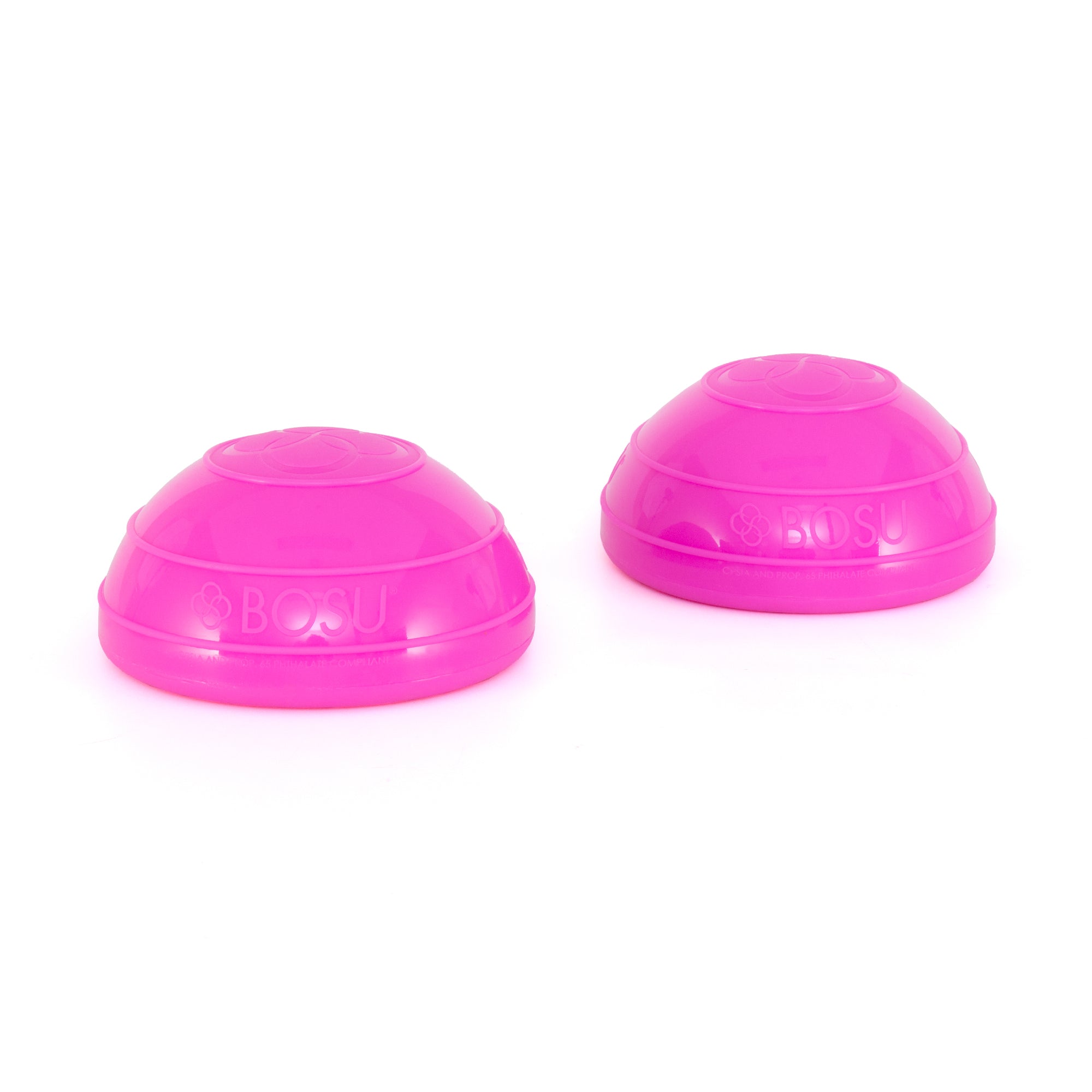 Bosu 6.5-Inch Diameter 2-Sided Dynamic Home Workout Balance Pods, Pink (2 Pack) - VMInnovations
