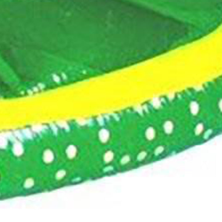 Swimline 9054G Inflatable 60" Lime Slice Pool or Lake Floating Water Raft, Green - VMInnovations