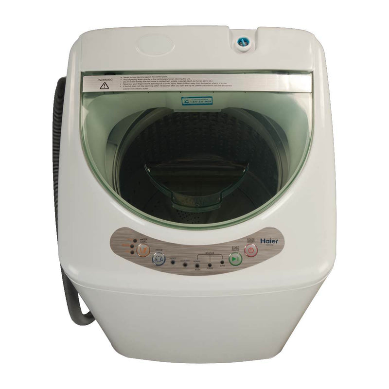 Haier 1.0-Cubic Foot Portable Compact Washing Machine + 2.6 cu. ft. Vented Dryer