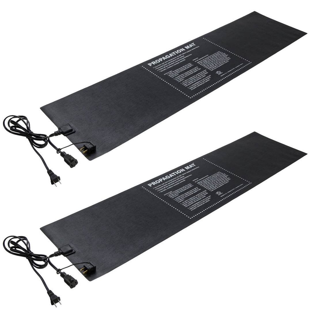Hydrofarm Hydroponic 19007 12 x 48-Inch 60W Seed Start Propagation Heat Mat (2) - VMInnovations