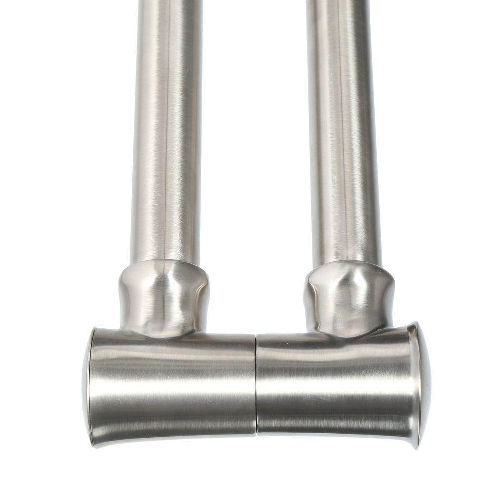 Delta Faucets Victorian Pot Filler Wall Faucet, Stainless Steel (Open Box)