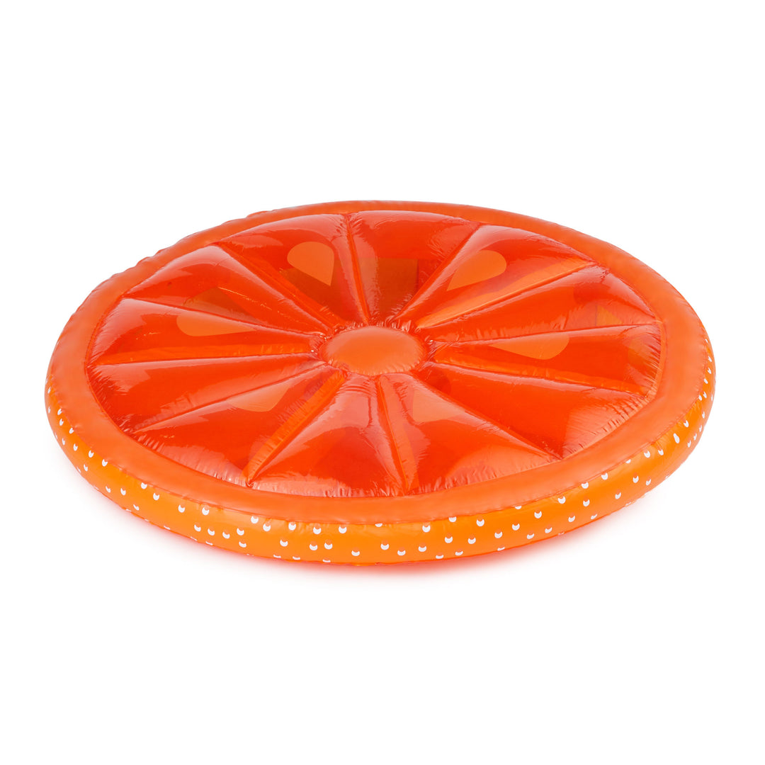 Swimline 9054O Inflatable 60" Orange Slice Island Pool Lake Floating Water Raft - VMInnovations