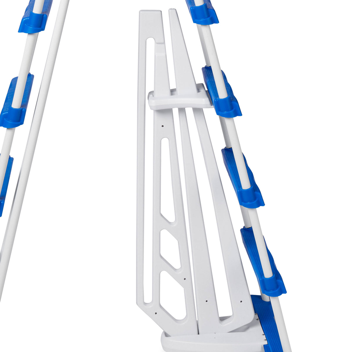 Swimline A-Frame Pool Ladder w/ Barrier for 48" to 52" Pool Height (For Parts) - VMInnovations