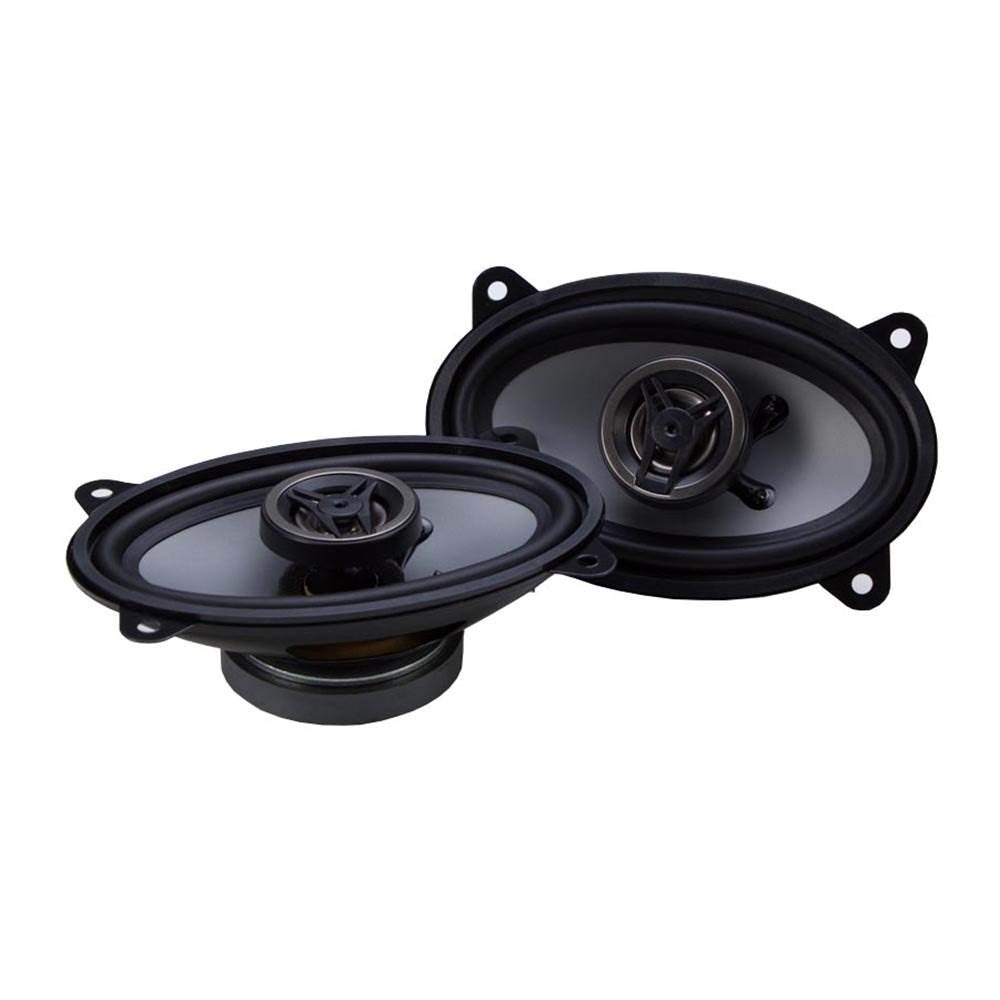 Crunch CS46CX 4x6 Inch 2-Way Car Speakers, 250W Coaxial Audio System, Black - VMInnovations