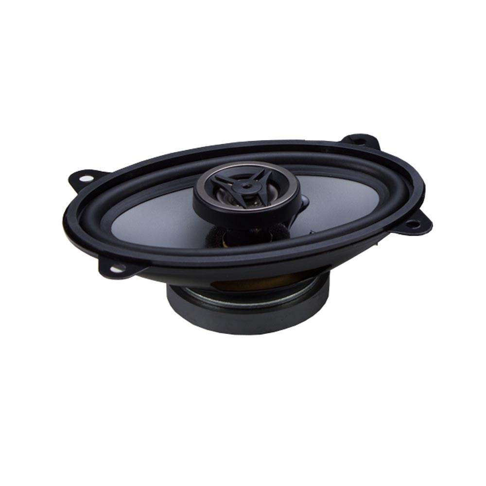 Crunch CS46CX 4x6 Inch 2-Way Car Speakers, 250W Coaxial Audio System, Black - VMInnovations