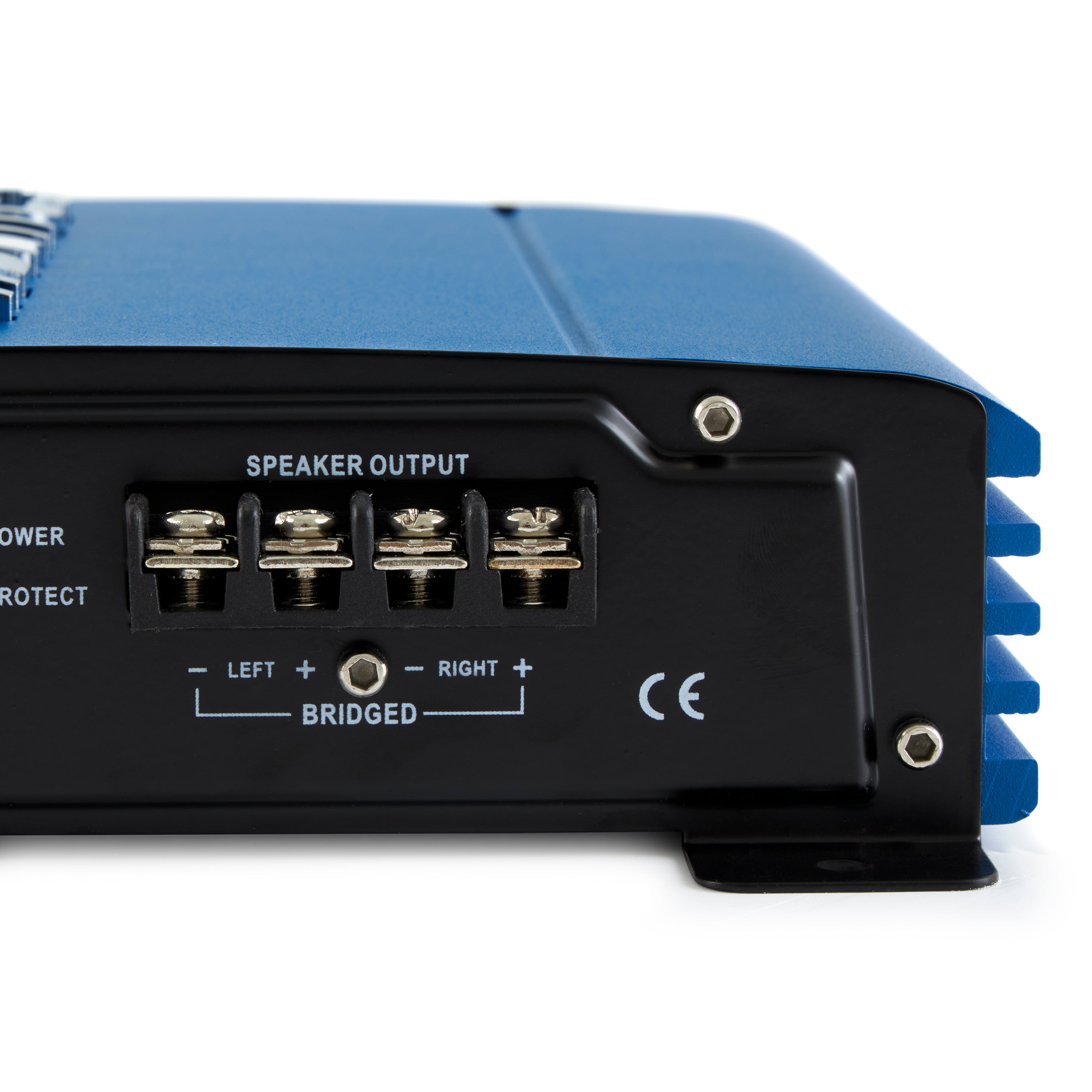 Crunch PowerDriveX 1000 Watt 2 Channel A/B Car Stereo Amplifier, Blue (4 Pack) - VMInnovations