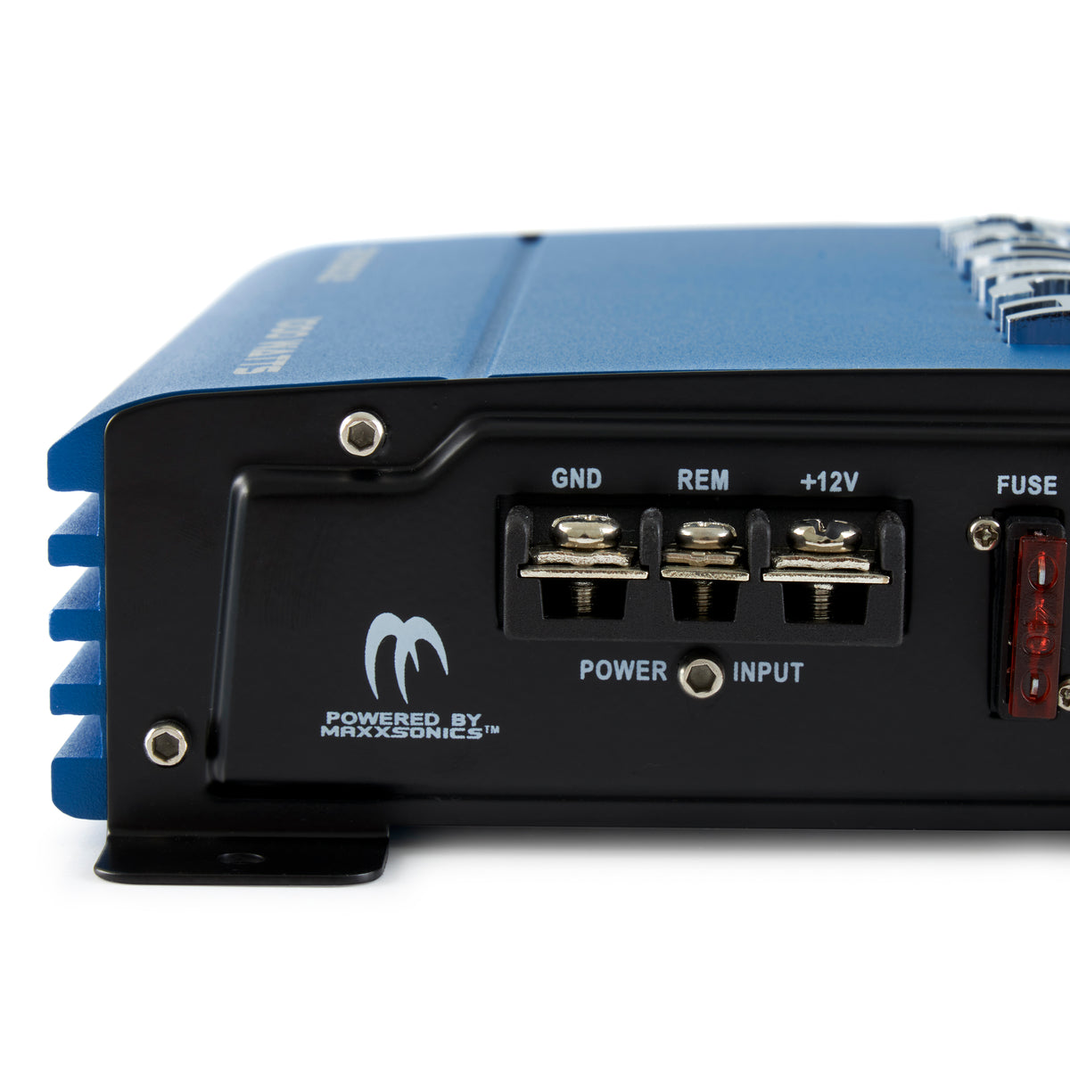 Crunch PowerDriveX 1000 Watt 2 Channel A/B Car Stereo Amplifier, Blue (4 Pack)