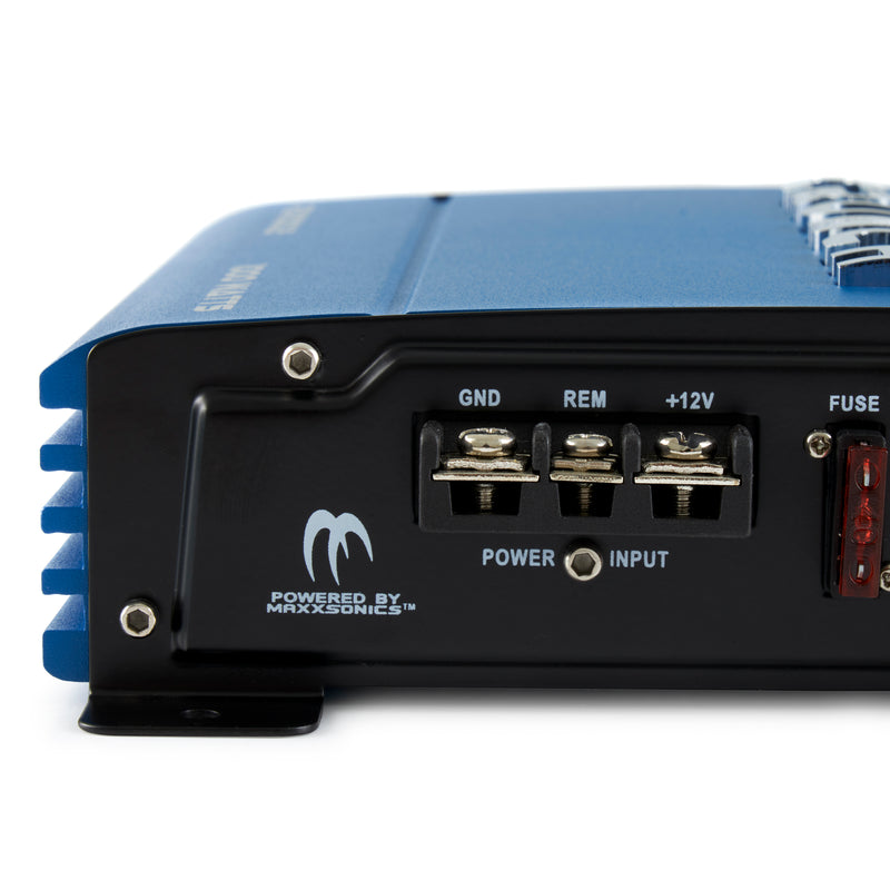 Crunch PowerDriveX 1000 Watt 2 Channel Exclusive Blue A/B Car Amplifier (2 Pack) - VMInnovations