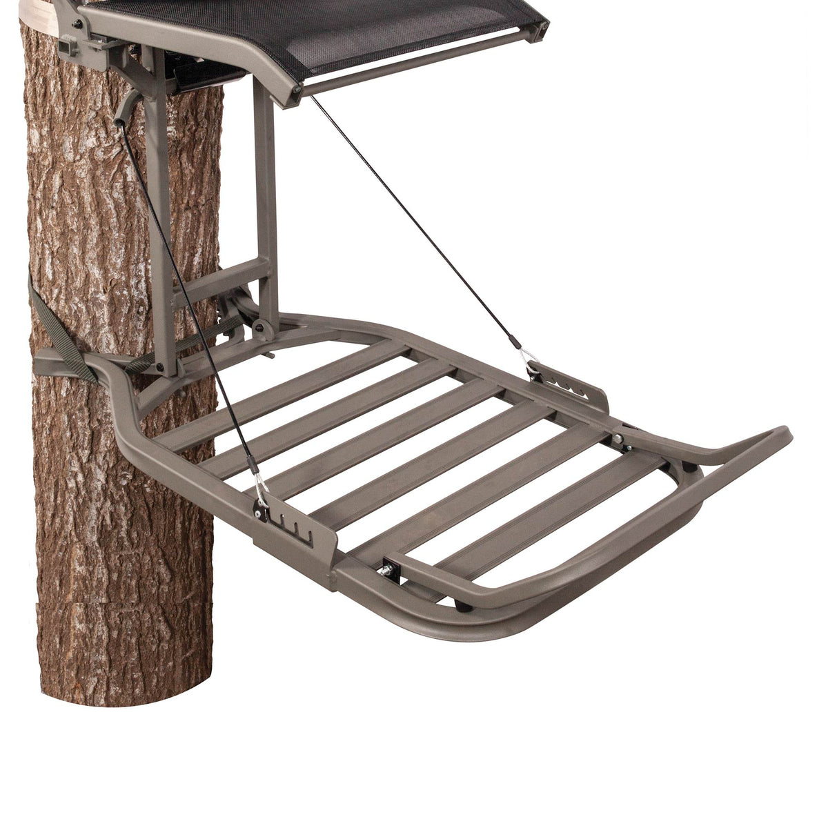Summit Titan SD Self Climbing Portable Treestand + Treestand Platform Footrest