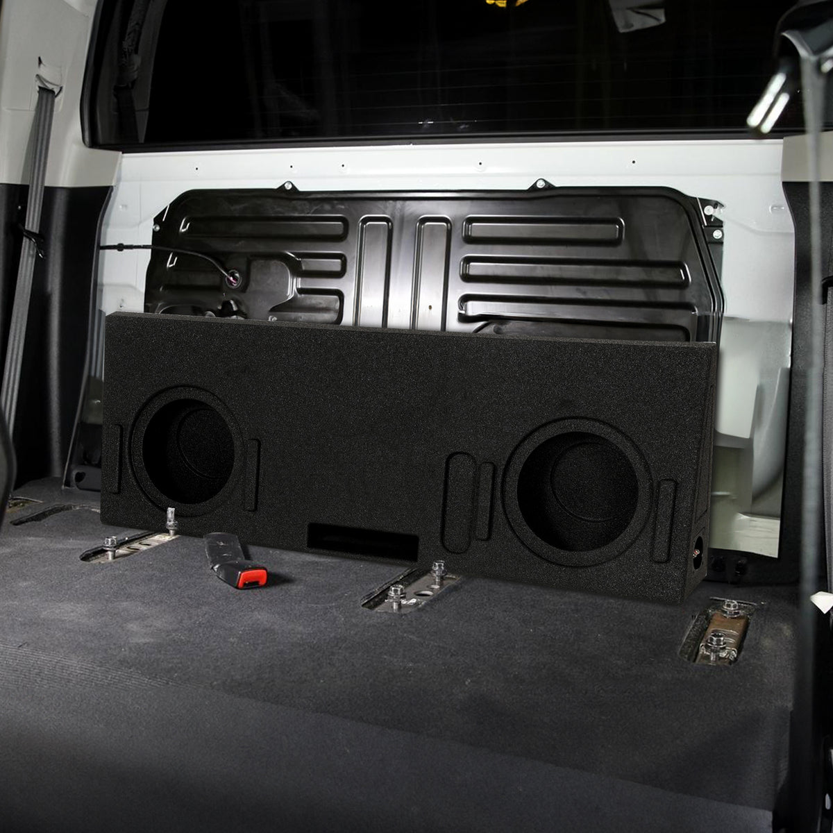 QPower Dual 10" Ported Sub Enclosure Box for Toyota Tundra Crew Max 2014-2021