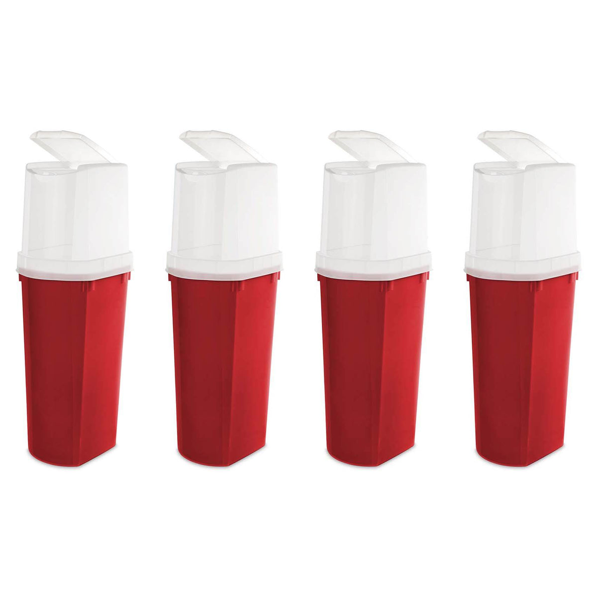 Sterilite 40" Vertical Wrapping Paper Storage Box with Lift-Top Lid (4 Pack)