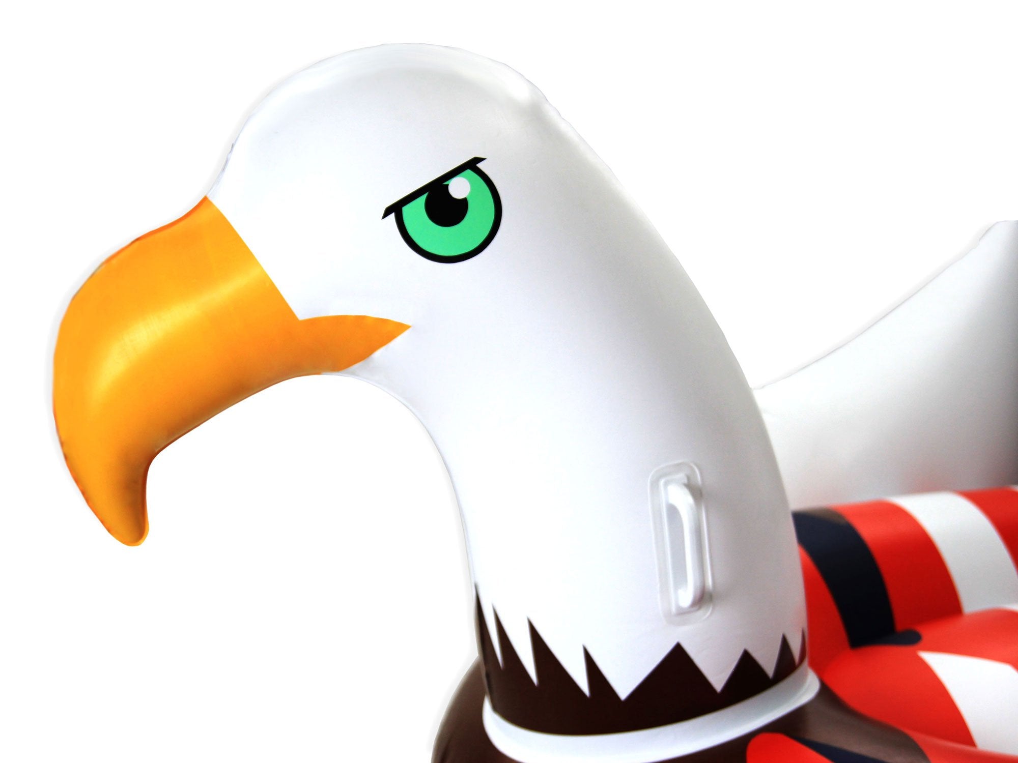 Swimline Inflatable Giant American Bald Eagle Float & Giant Baseball Glove Float - VMInnovations