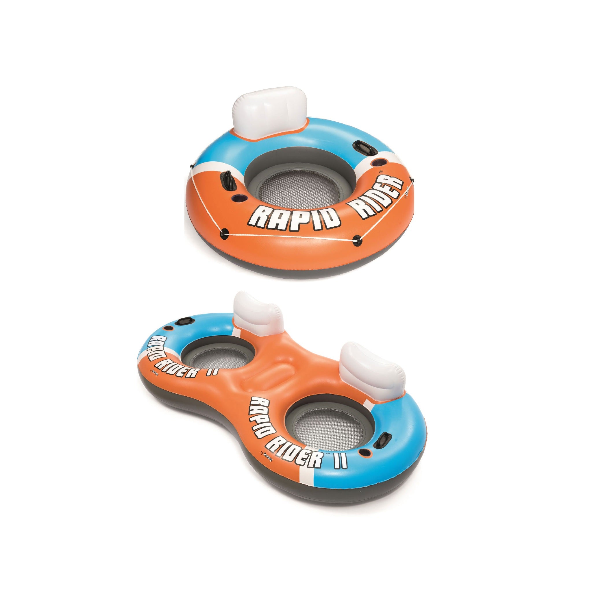 Bestway CoolerZ Rapid Rider River Tube Float & CoolerZ 2 Person River Raft Tube