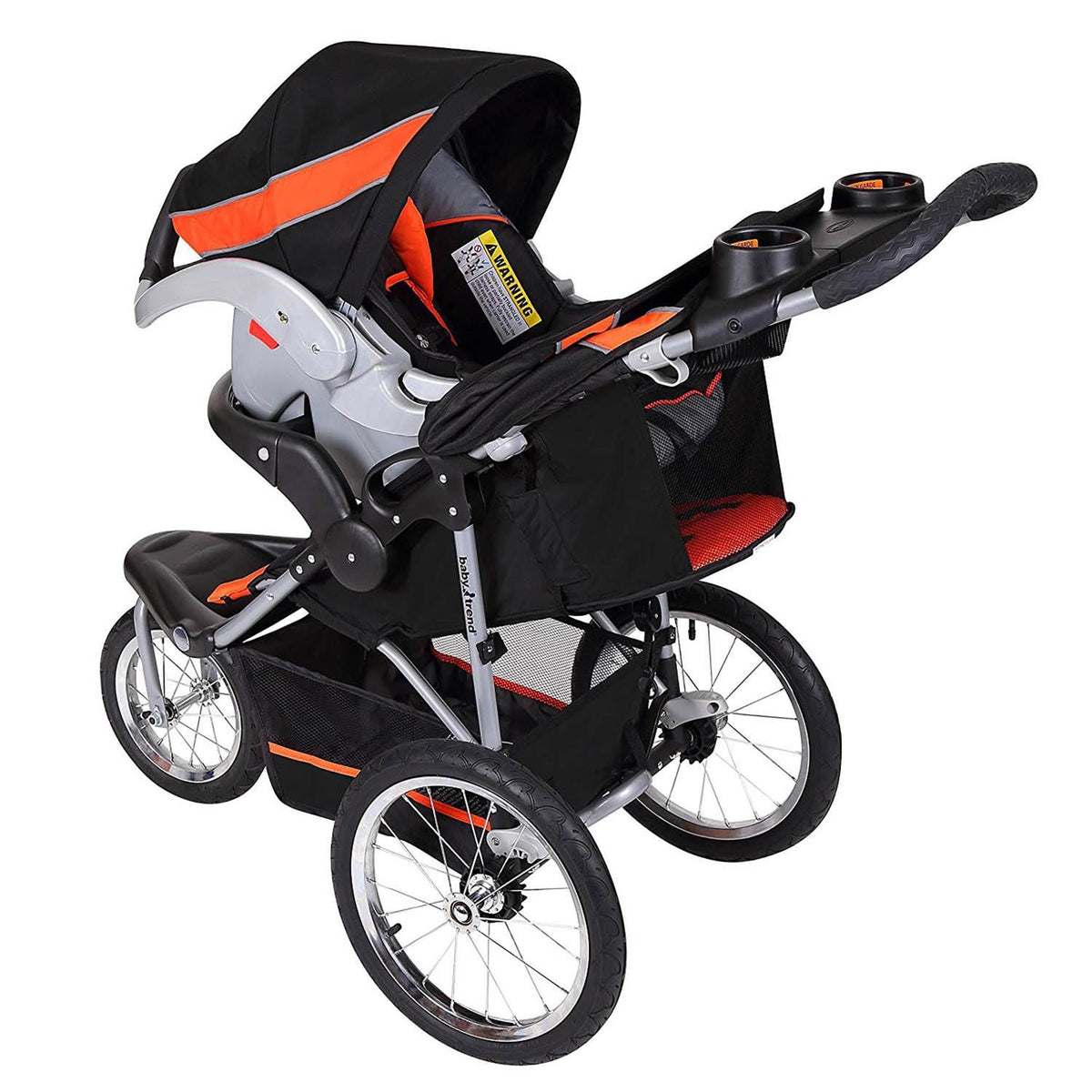 Baby Trend Expedition Travel System with Stroller & Car Seat | Orange (Open Box)