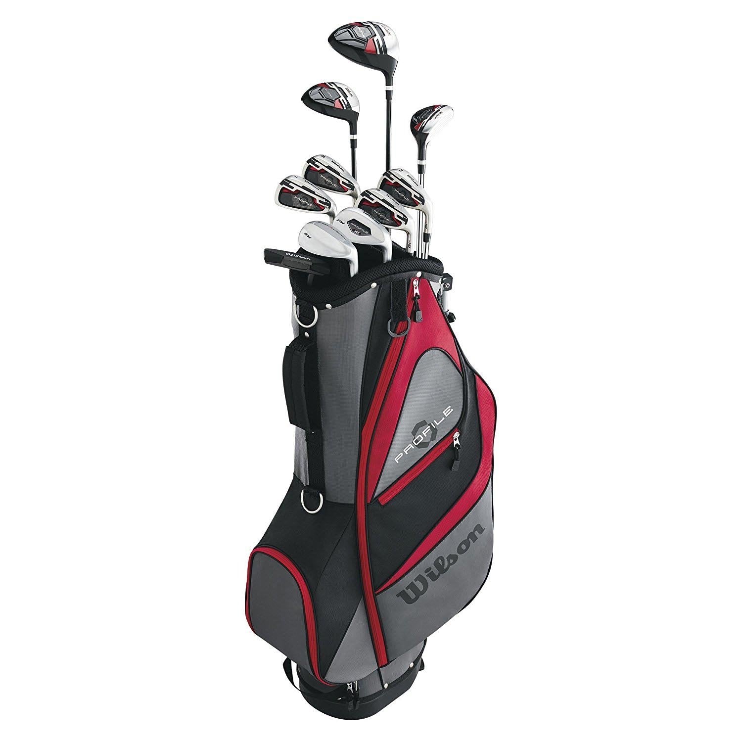 Wilson Profile XD Men's LH Golf Club Set w/Stand &Bag(Certified Refurbished)