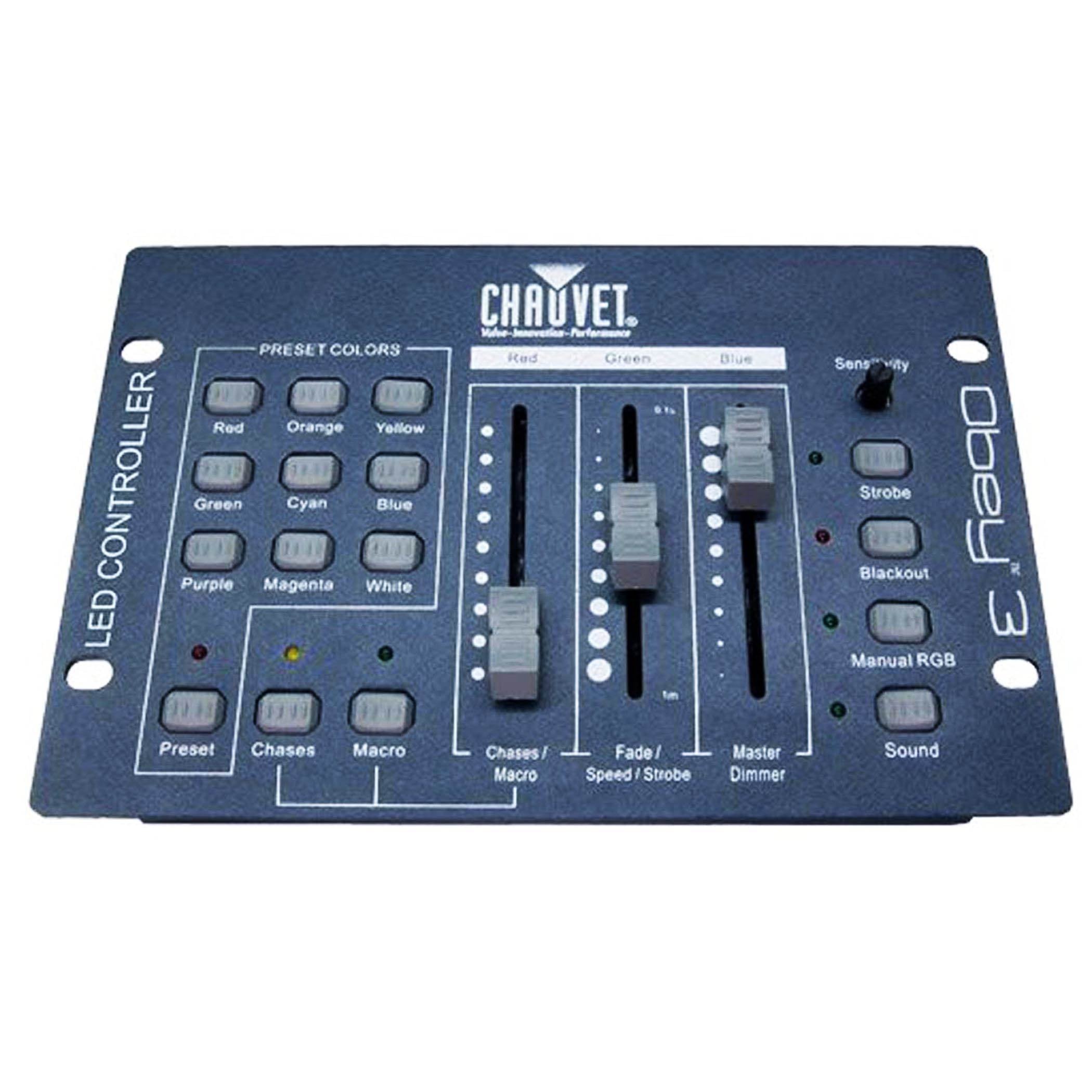 Chauvet DJ GigBAR 2 Light System + Chauvet DJ Obey3 DMX-512 RGB Light Controller