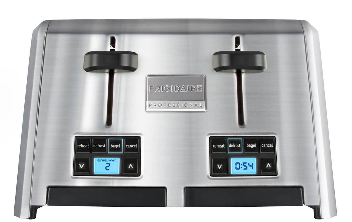 Frigidaire 4 Slice Wide Slots 5 Function Stainless Steel Toaster (Open Box)