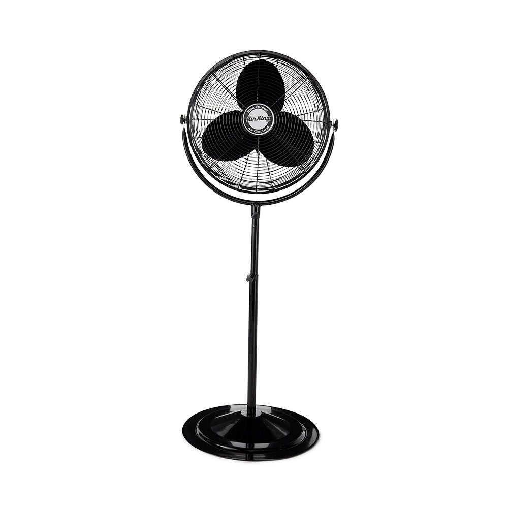 Air King 20 Inch 3 Speed 1/6 HP Adjustable Height Pedestal Fan (Open Box)