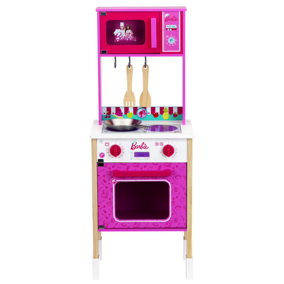 Theo Klein 2 In 1 Barbie Kitchen/Dollhouse and Epic Chef Wooden Kitchen Playset - VMInnovations