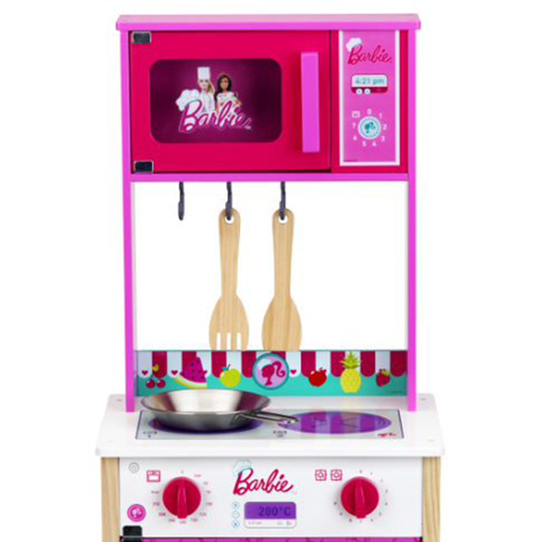Theo Klein 2 In 1 Barbie Kitchen/Dollhouse and Epic Chef Wooden Kitchen Playset - VMInnovations