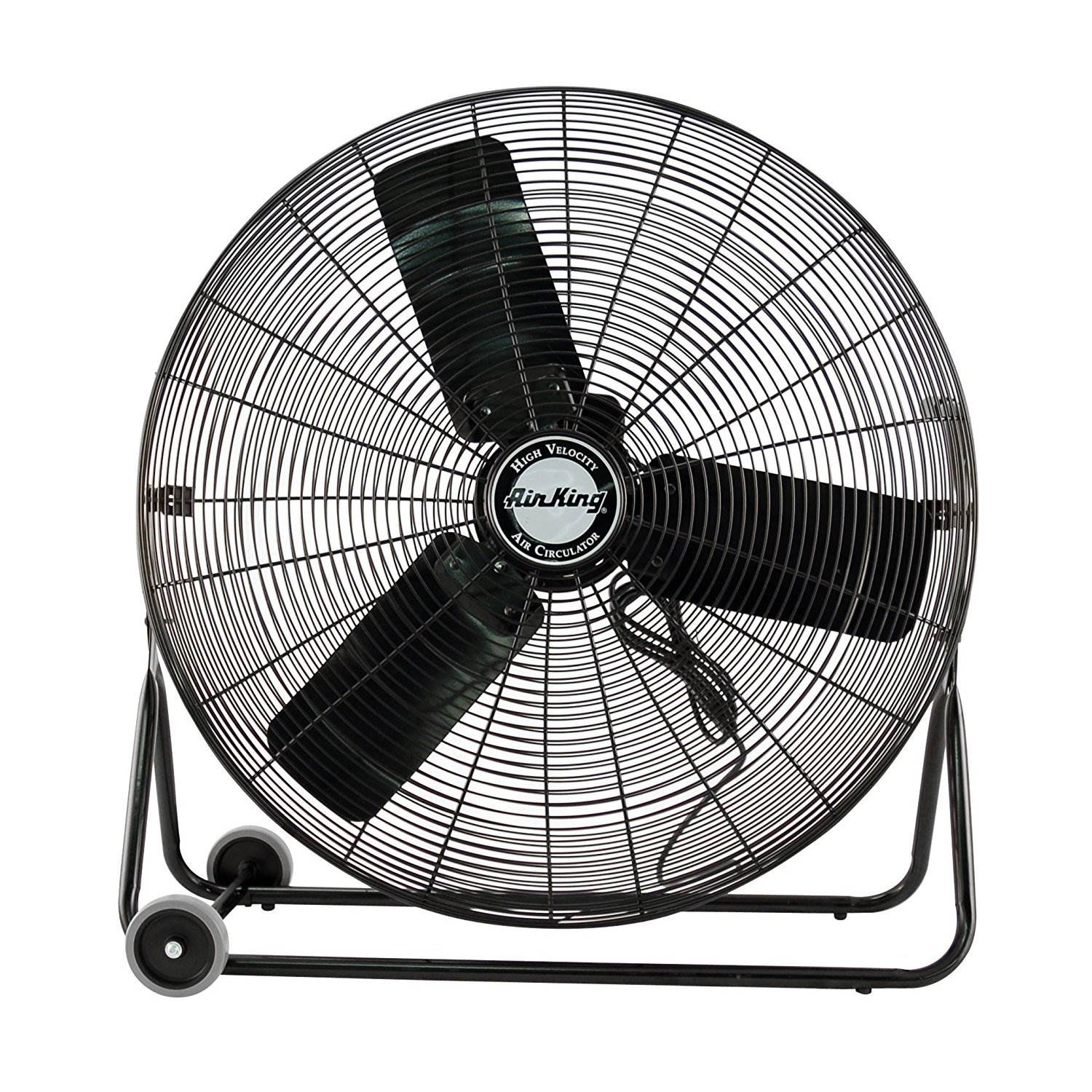 Air King 30 Inch 1/4 HP 3-Speed Indoor Industrial Open Motor Pivoting Floor Fan - VMInnovations