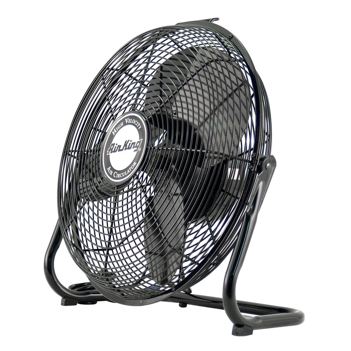 Air King 3 Speed 1/6 HP 120 Volt 20 Inch Enclosed Pivoting Floor Fan 9220 (Used)