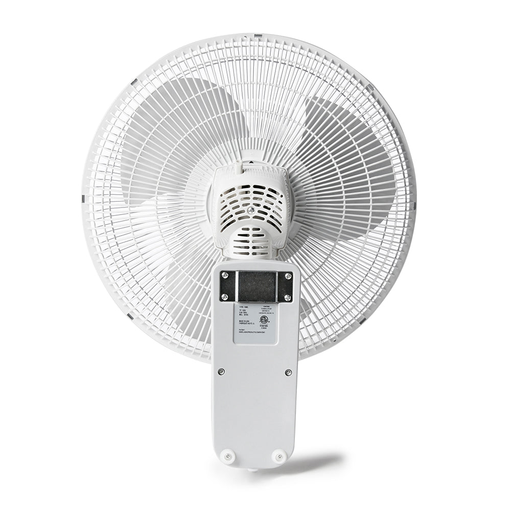 Air King 16 Inch Commercial Grade Oscillating 3 Blade Wall Mount Fan | Used