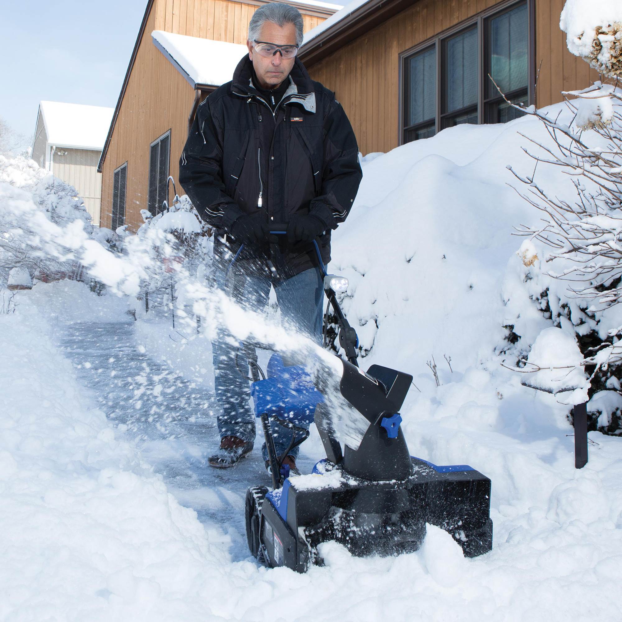 Snow Joe iON 40V 4.0 Ah Hybrid Cordless or Corded Electric 18 Inch Snow Blower