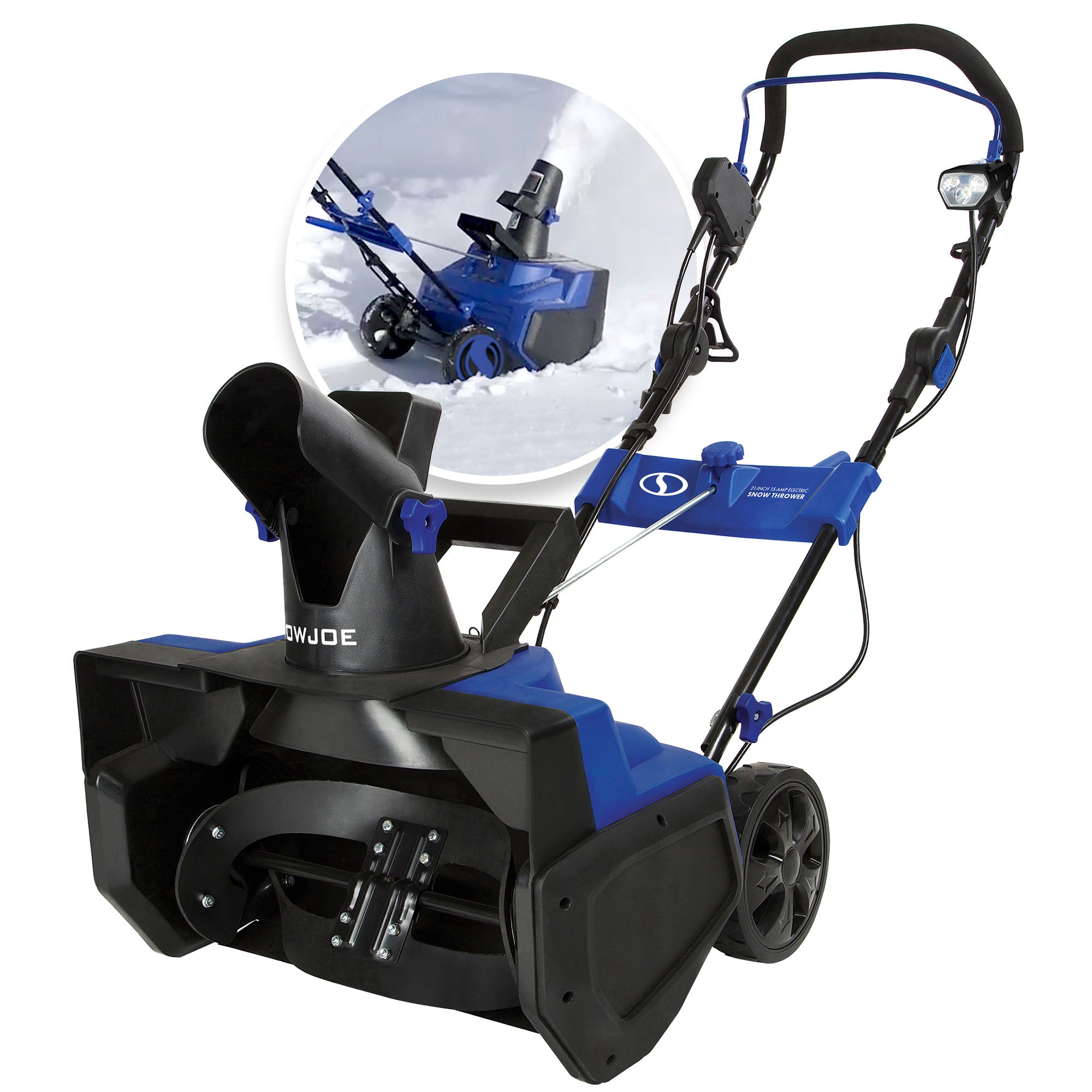 Snow Joe Ultra 15 Amp Electric Corded Snow Blower, 2 Blade Auger, 21", SJ625E - VMInnovations