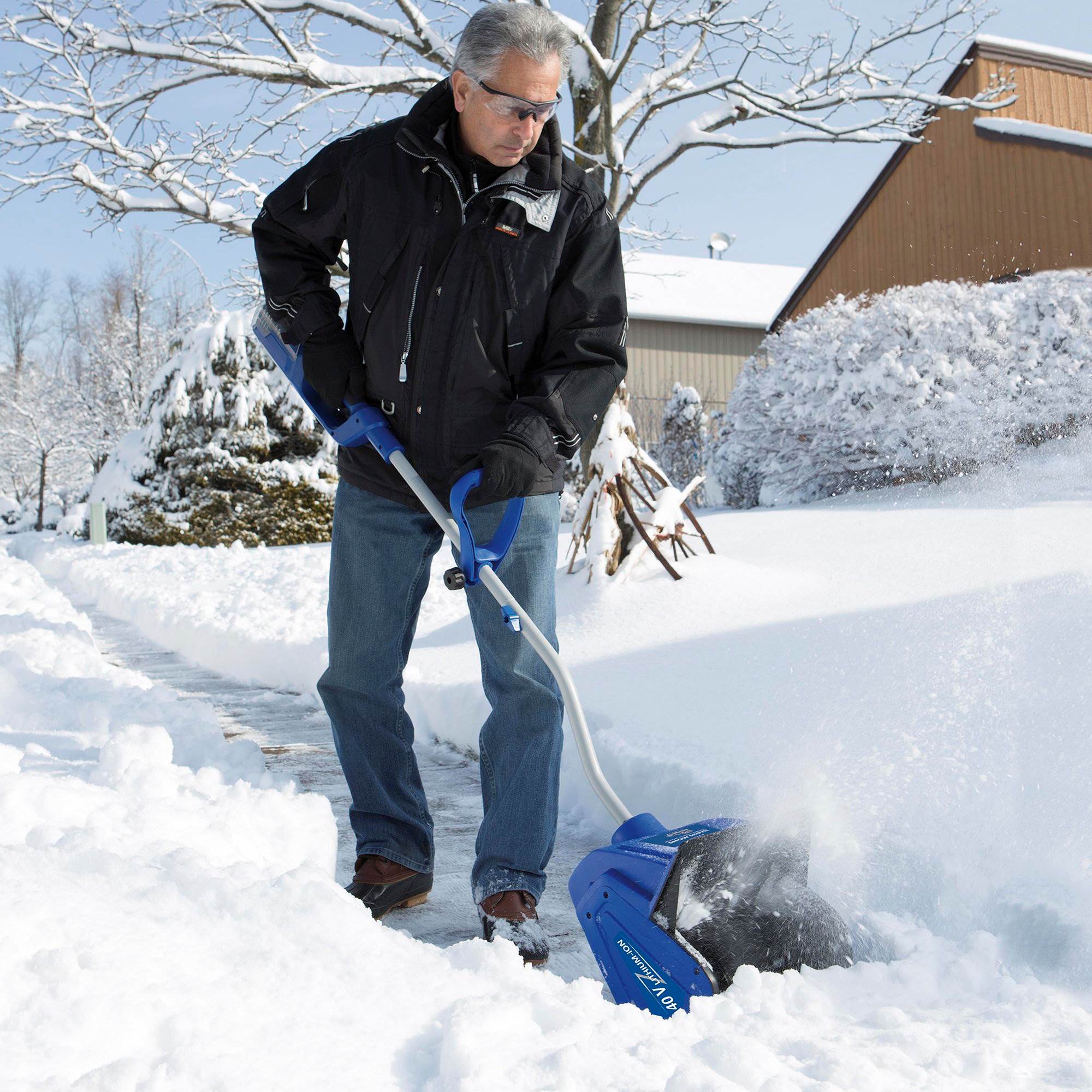 Snow Joe iON 40-Volt Cordless 13-Inch Brushless Snow Shovel with Battery