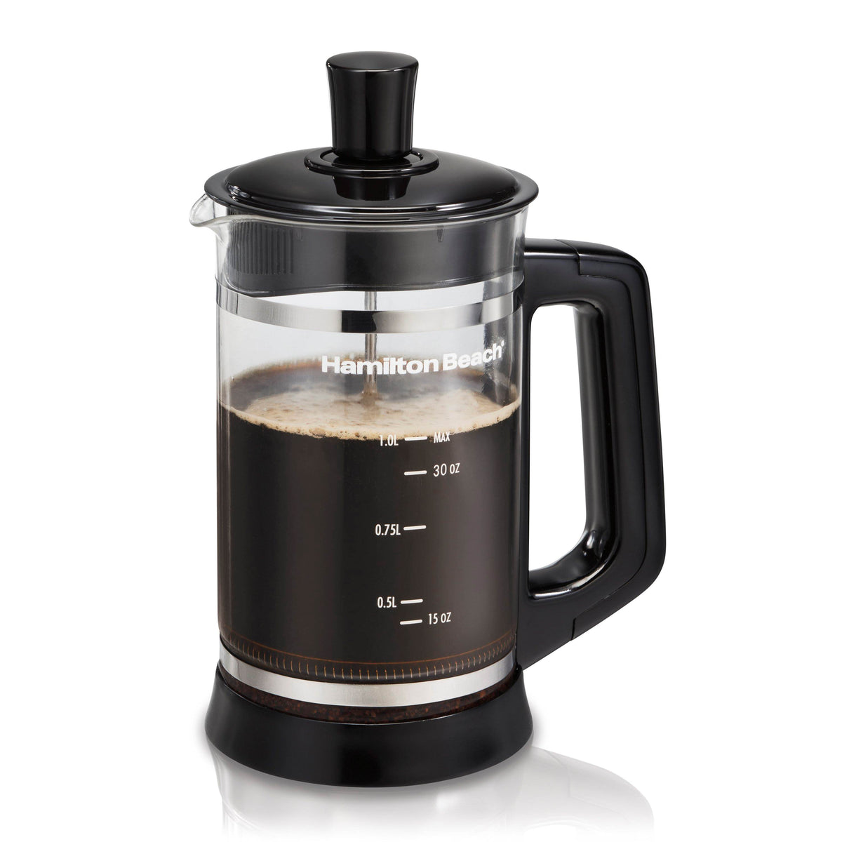 Hamilton Beach 1 Liter Glass Pitcher French Press 40400 (Open Box)