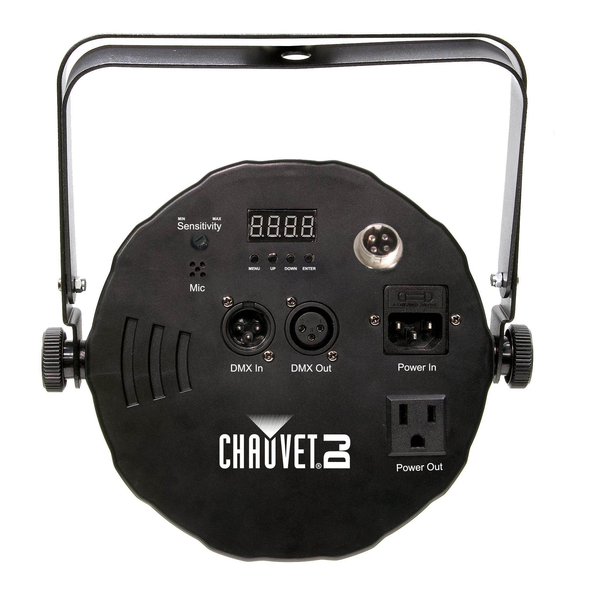 Chauvet DJ SlimPAR 56 LED DMX White Can Light Effect (4 Pack) + Transport Bag