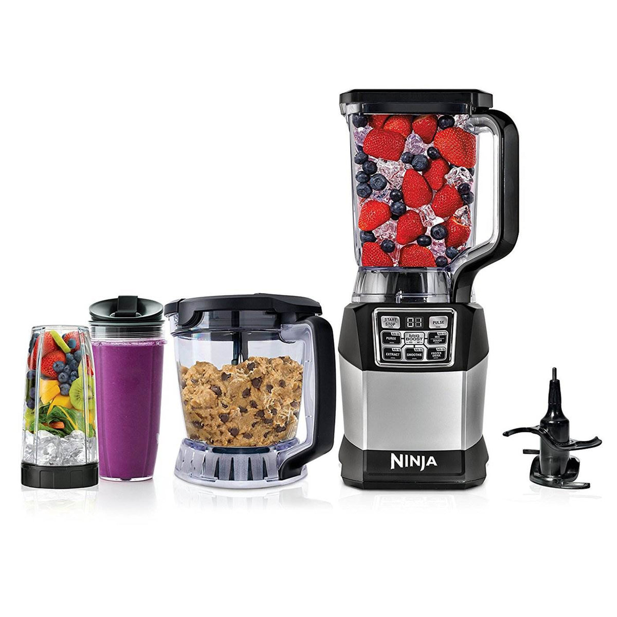 Ninja 72 OZ Pitcher & Prep Bowl Auto-iQ Boost Blender System | BL494 - Open Box