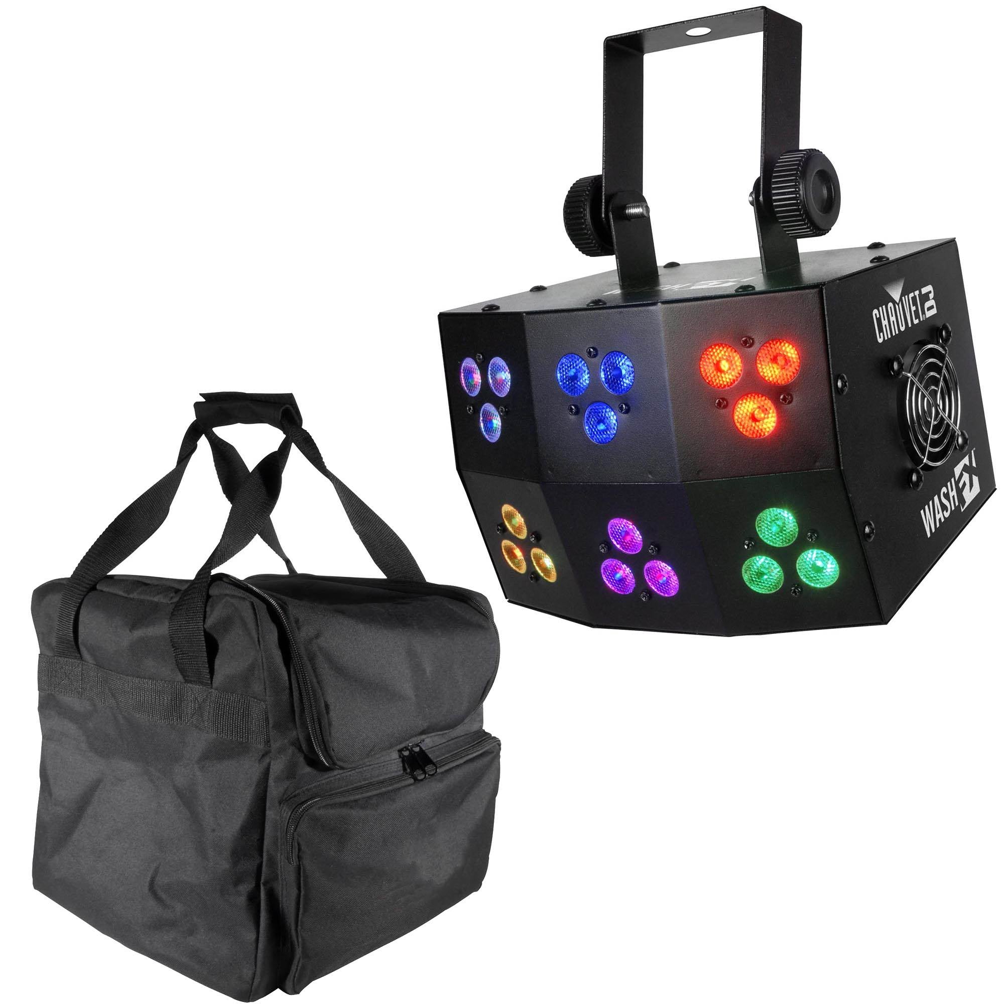 Chauvet DJ Wash FX LED Pixel-Mapping DMX Light Effect + DJ Transport Case