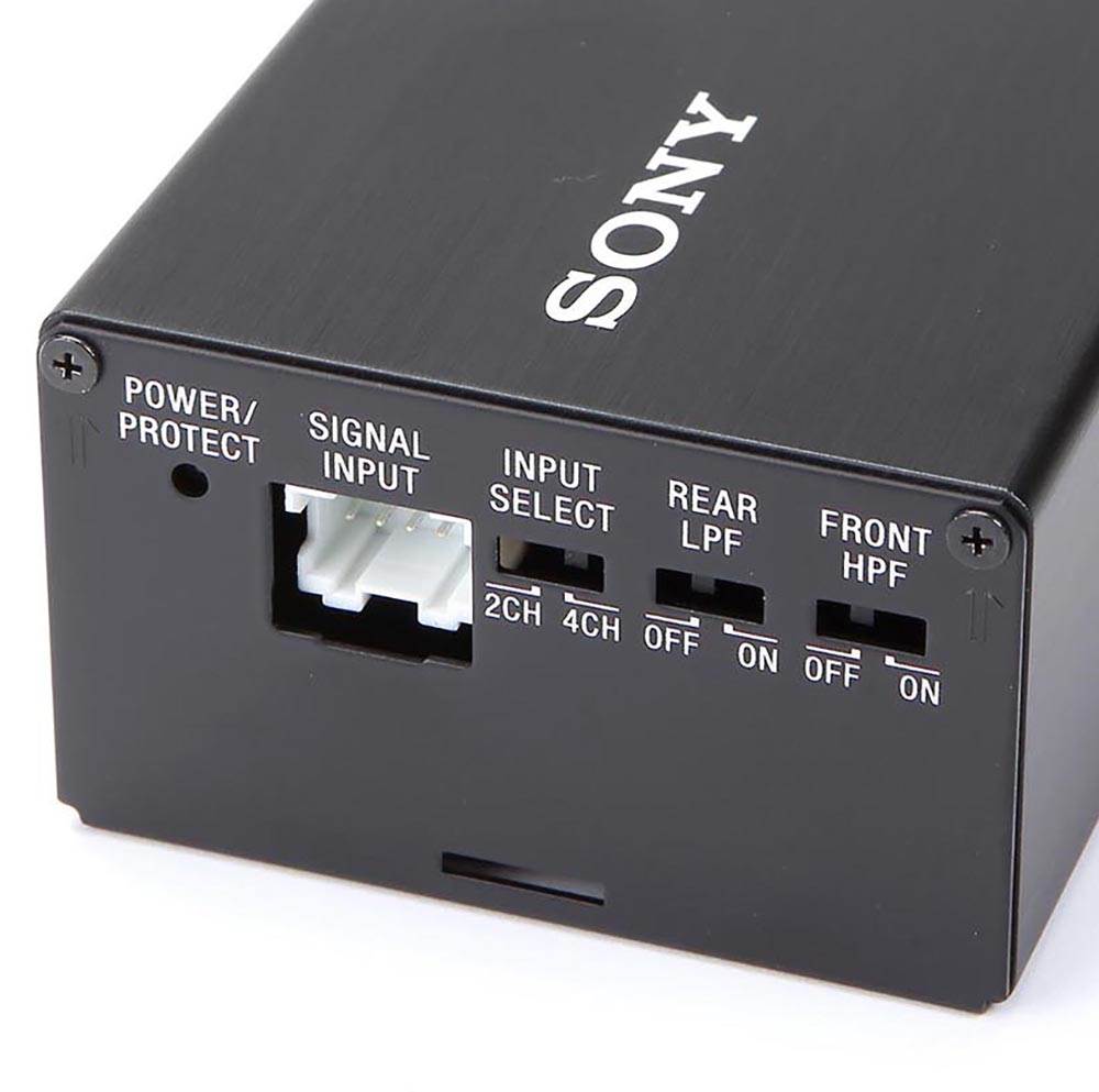 Sony 400W 4 Channel Class D MOSFET Compact Car Stereo Amplifier | XM-S400D - VMInnovations