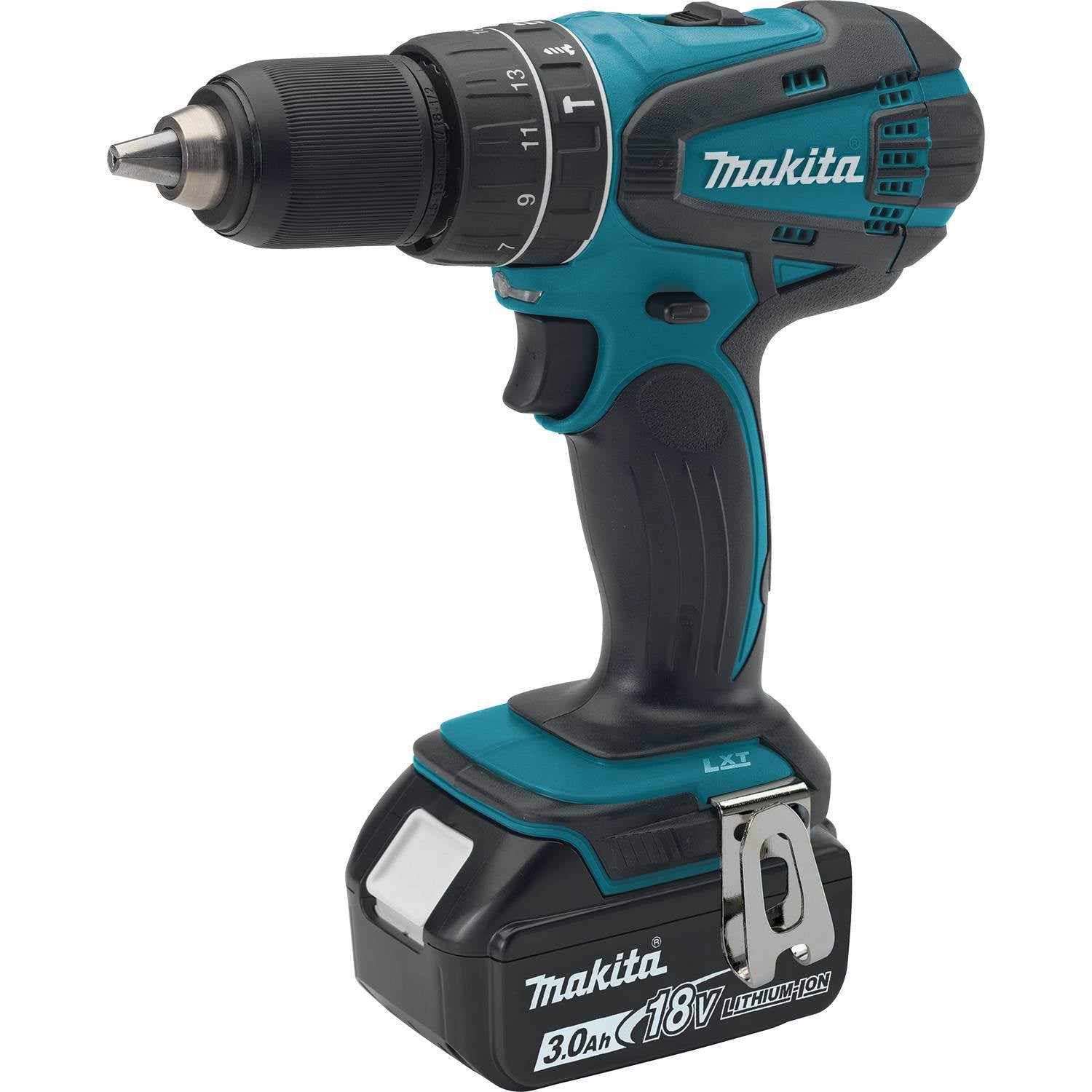 Makita 18V LXT Lithium-Ion Cordless 9-Piece Power Tool Combo Kit + 70 Pc Bit Set