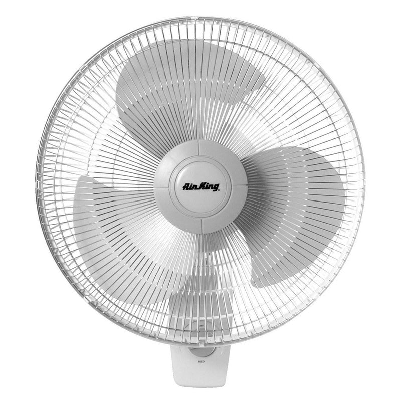 Air King 16 Inch Commercial Grade Oscillating 3 Blade Wall Mount Fan (4 Pack)