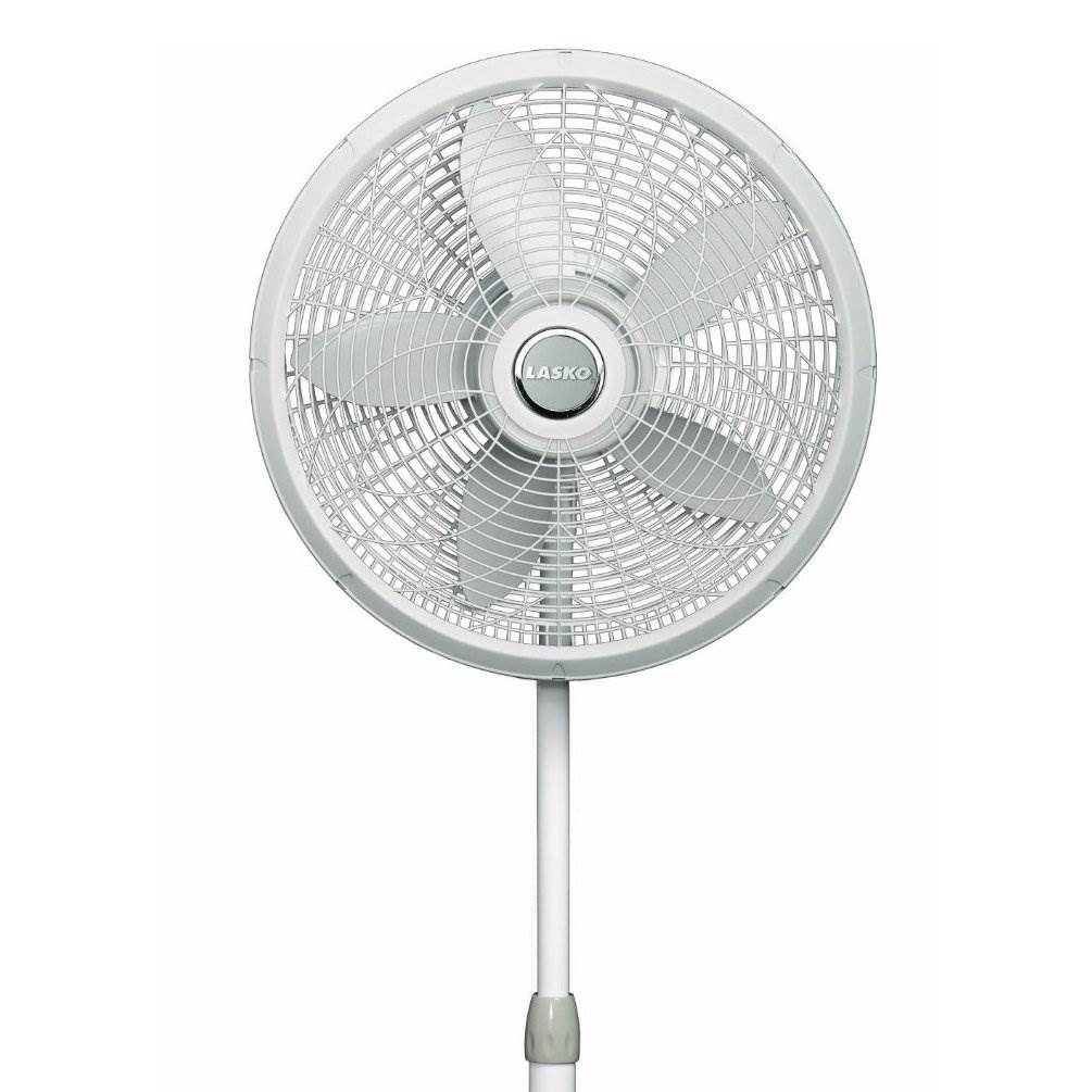 Lasko 18 Inch Elegance Performance Oscillating Standing Pedestal Fan (2 Pack)