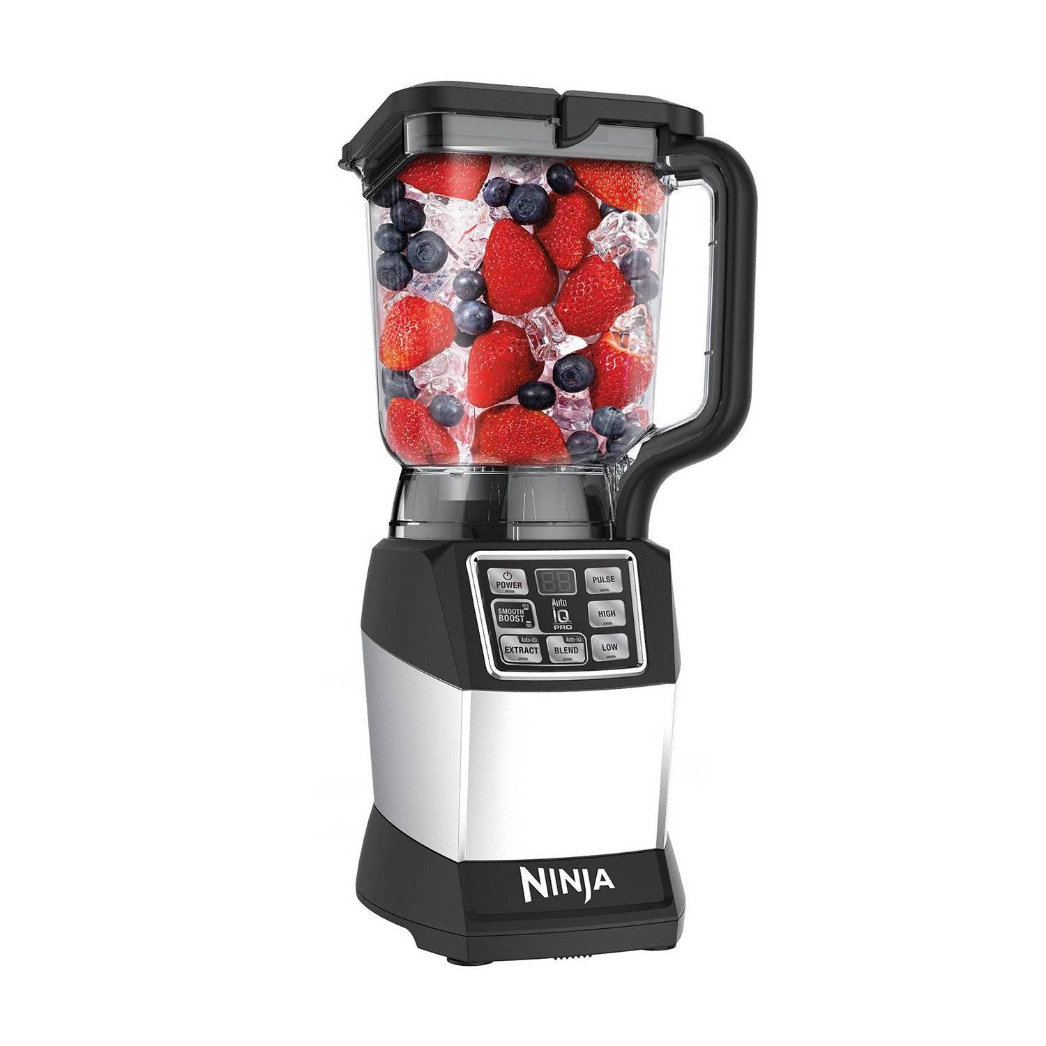 Ninja Auto-IQ Nutri Ninja 1200W Smooth Boost 72 Ounce Blender BL490 (Open Box)