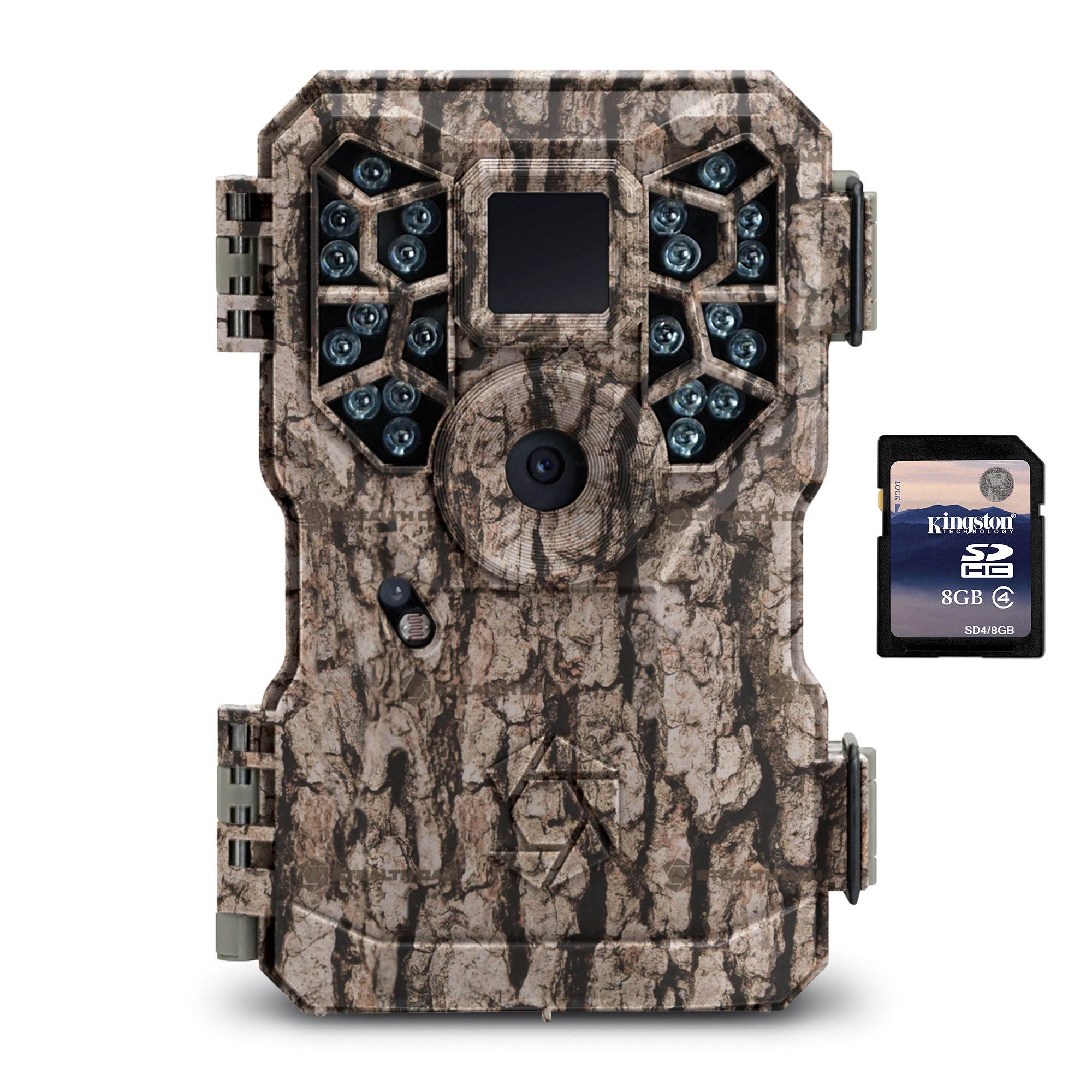 Stealth Cam PX22 8MP IR Mini Infrared Scouting Game Trail Camera + 8GB SD Card