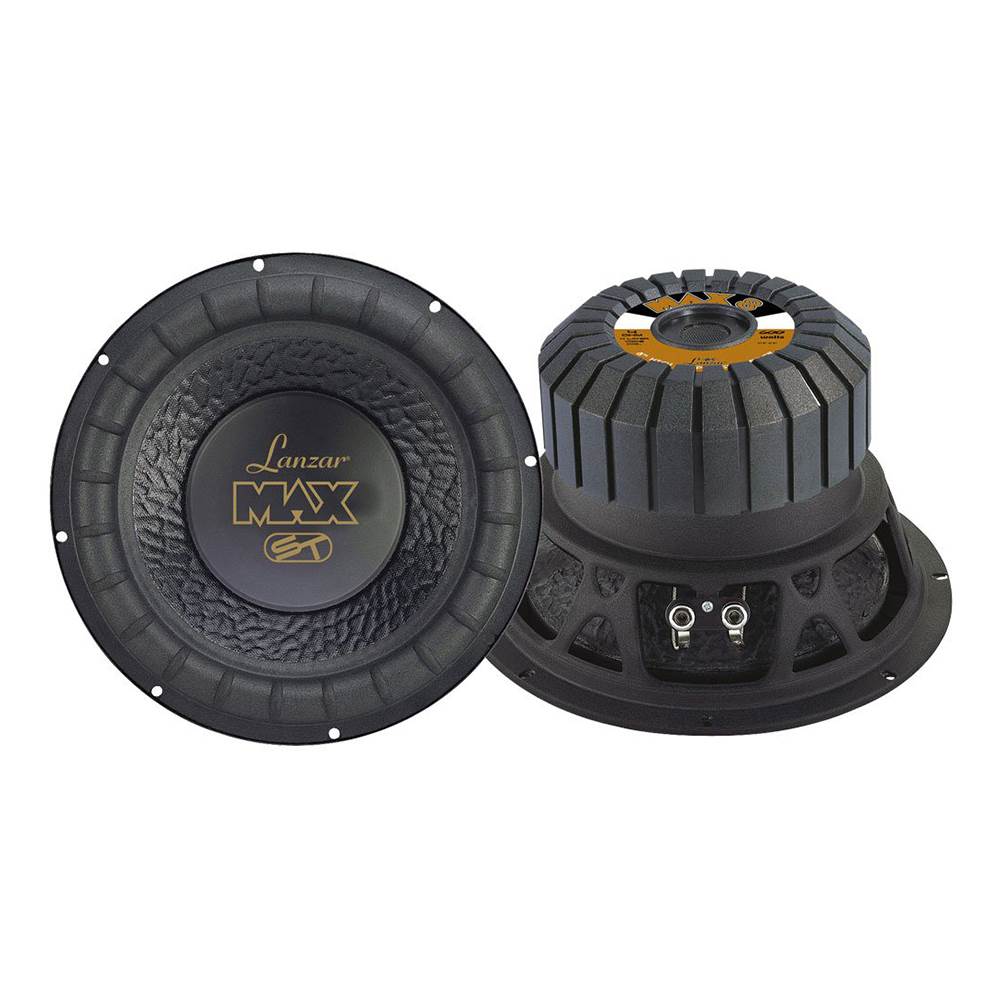 Lanzar 8 Inch 600 Watt Subwoofer (2 Pack) + 1100W Amplifier + 8 Ga. Wiring Kit