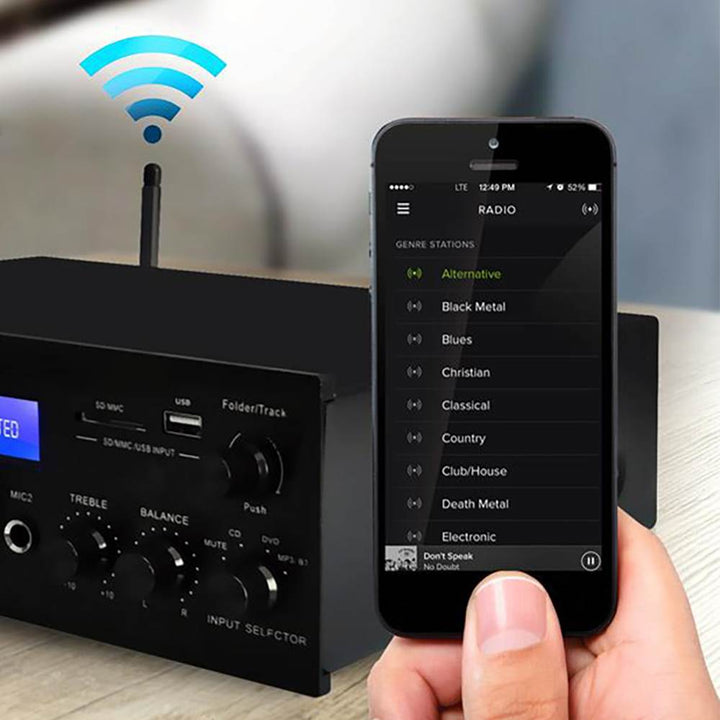 Pyle 200W LCD Home Stereo Amplifier Receiver with Remote & FM Antenna (Used) - VMInnovations