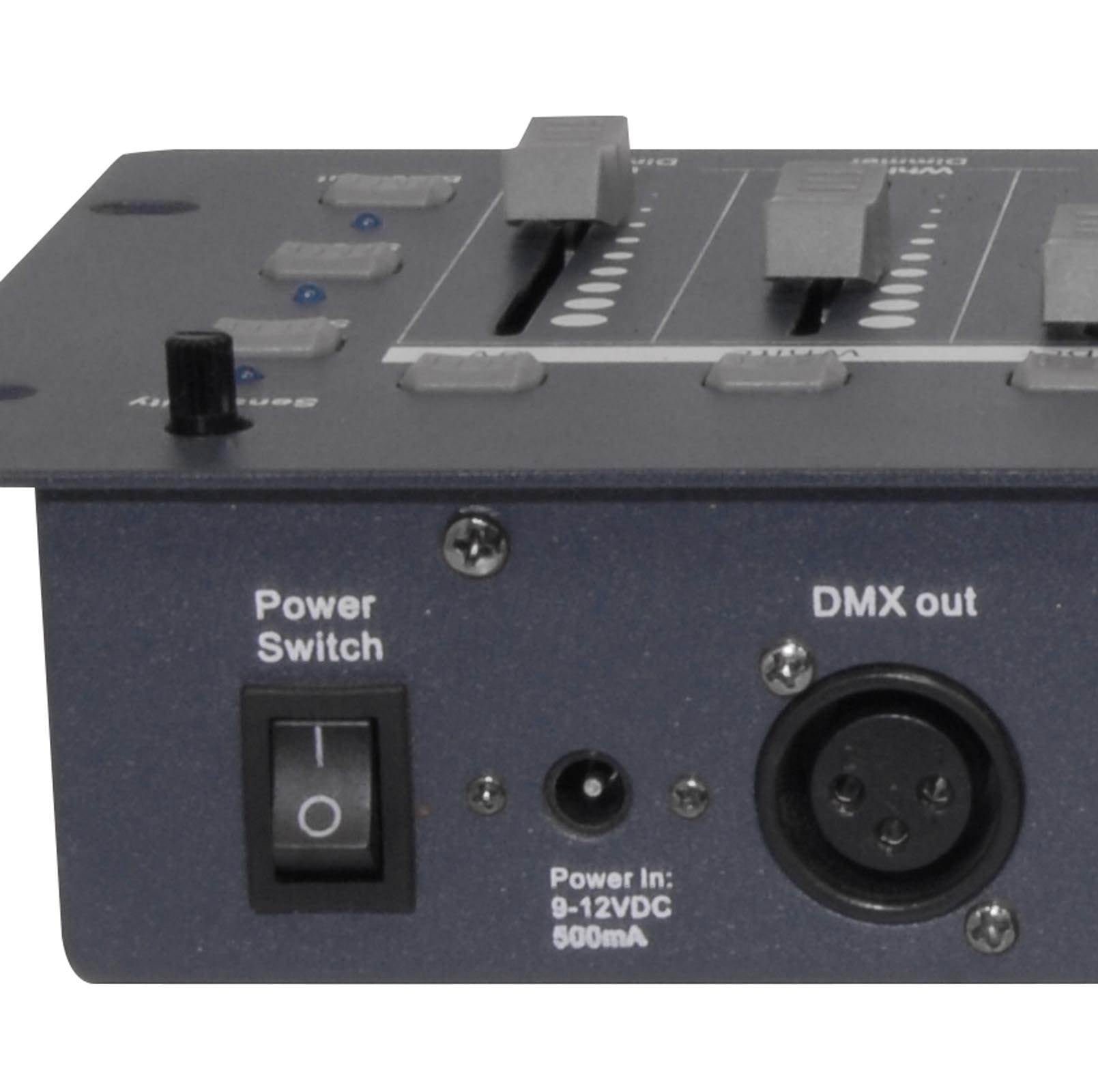 American DJ Mega Flat Pak Plus with UV LED Set + Chauvet Obey 6 DMX Controller