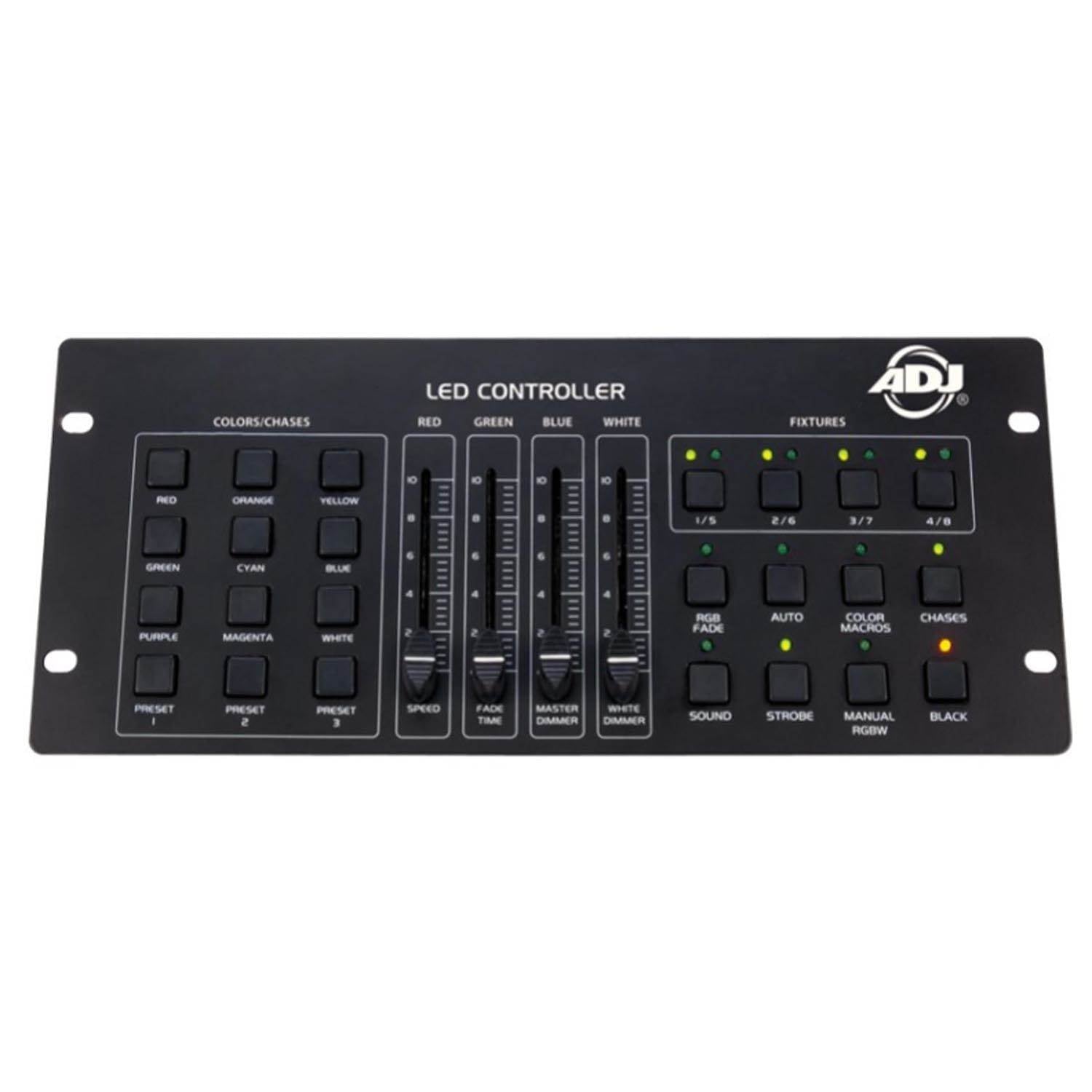 American DJ Mega Flat Pak Plus with UV LED Set and 32 Channel DMX Controller