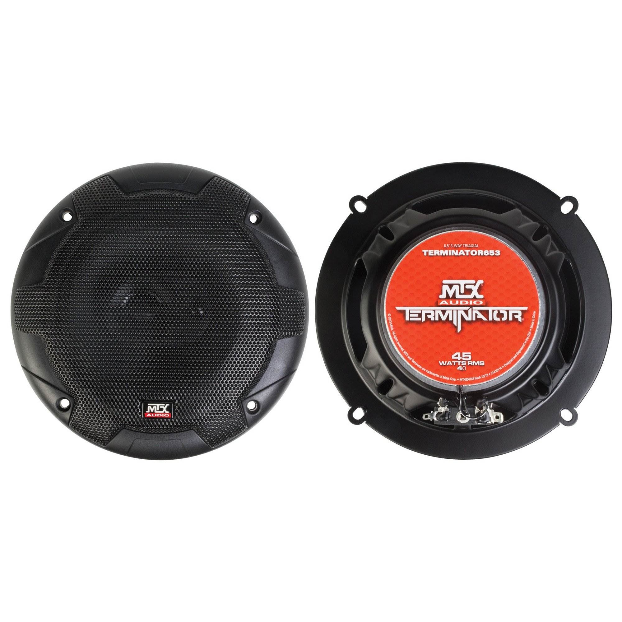 Polk 6x9 Inch 450W Marine Speakers + MTX Terminator 653 6.5" 90W Car Speakers