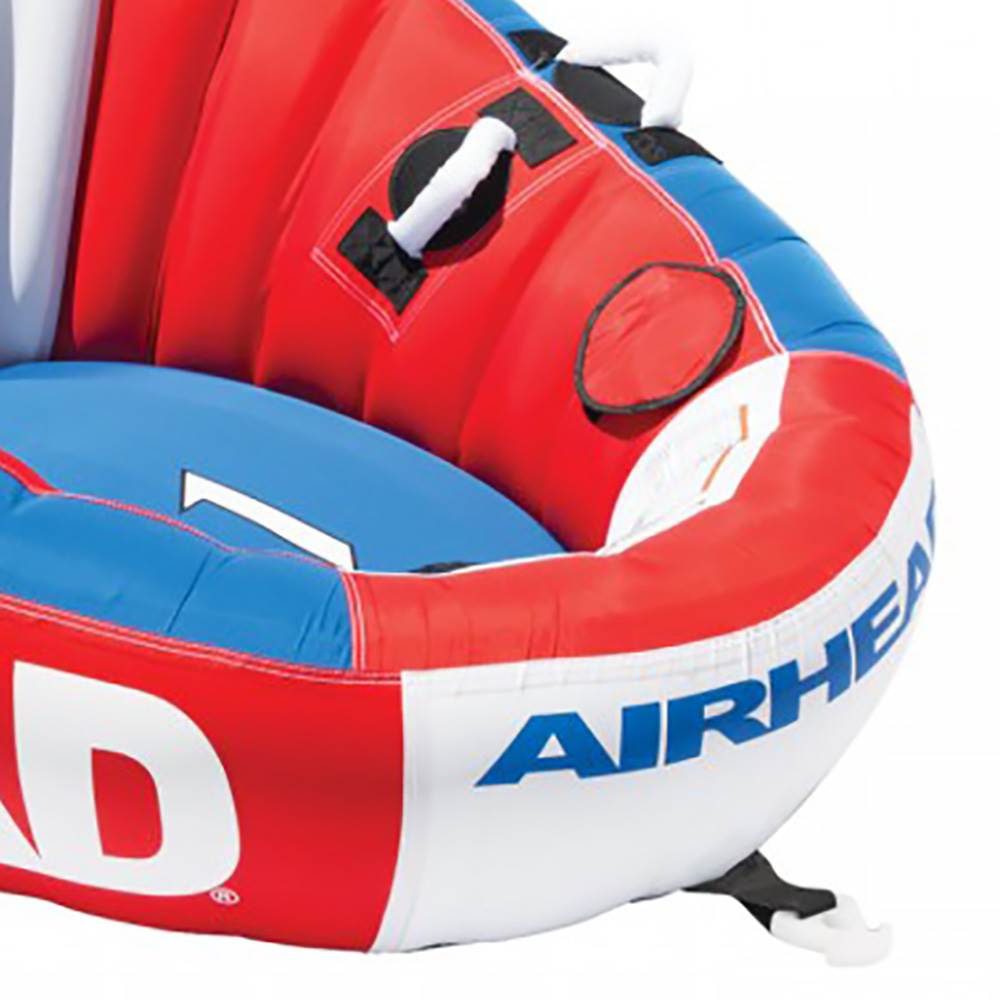 Airhead Inflatable Throne 1 Rider Sofa Design Lounging Lake Towable (Open Box)